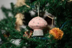 KAZI Blush Mushroom Ornament