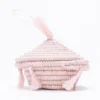 KAZI Blush Tasseled Box Ornament Fair Trade 1 KAZI Blush Tasseled Box Ornament Fair Trade