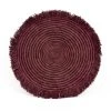 KAZI Burgundy Large Fringed Wall Charger