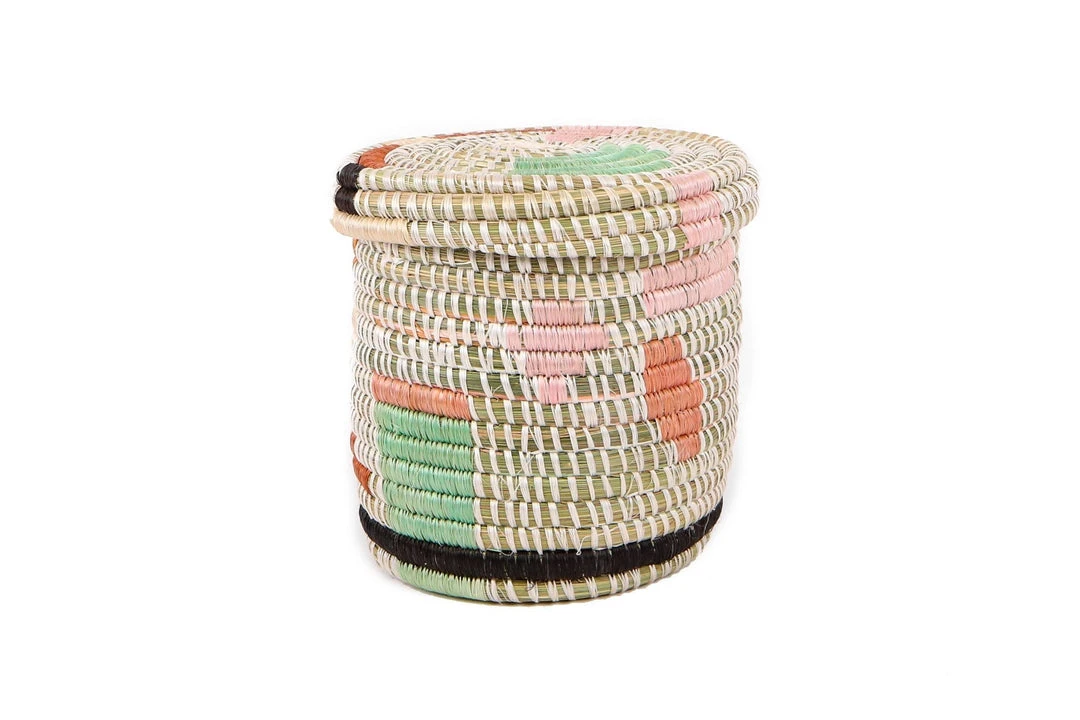 KAZI Home Goods Canyon Clay Abstract Lidded Box 3 KAZI Home Goods Canyon Clay Abstract Lidded Box