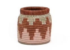 KAZI Home Goods Clay + Dusty Peach Kitchen Utensil Holder