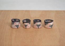 KAZI Cloud Pink Napkin Rings