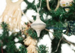 KAZI Diamond Shape Silver Metallic Ornament 7 KAZI Diamond Shape Silver Metallic Ornament