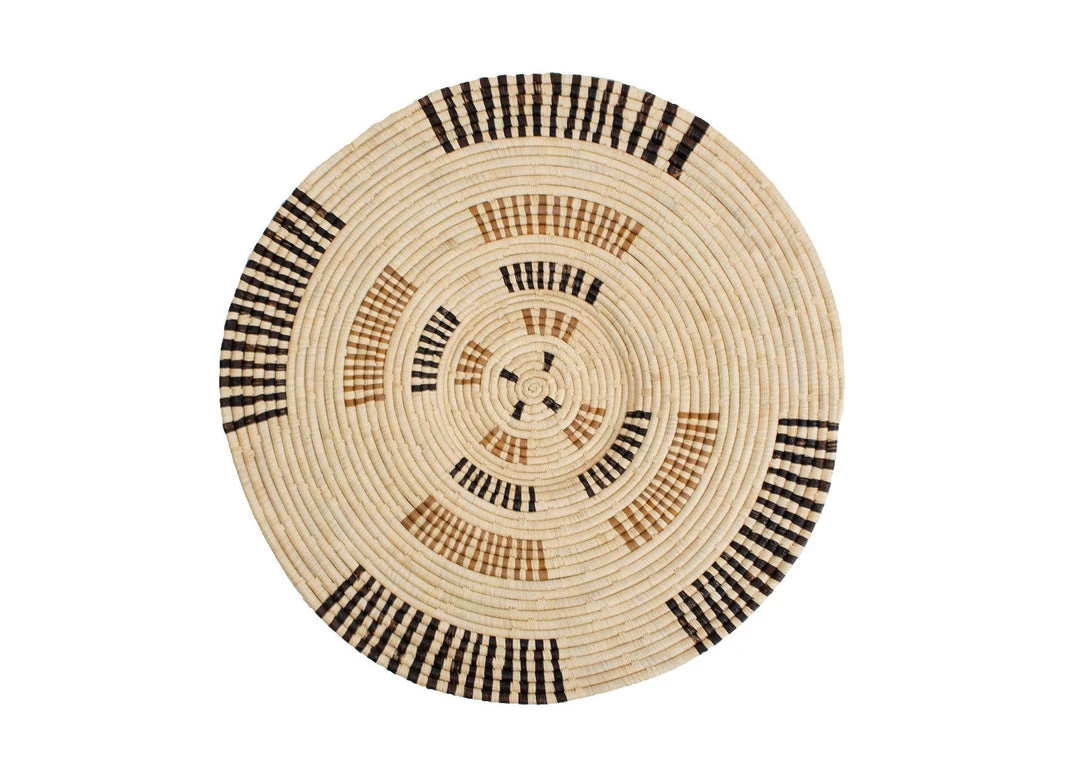 KAZI Home Goods Eden Banana Bark Wall Plate 3 KAZI Home Goods Eden Banana Bark Wall Plate