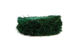 KAZI Home Goods Evergreen Fringed Oversized Raffia Coaster Set 7 KAZI Home Goods Evergreen Fringed Oversized Raffia Coaster Set