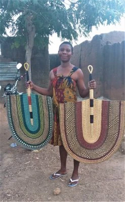 KAZI Extra Large Brown Fan Home Goods