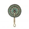 KAZI Garden Greens Round Hand Fan