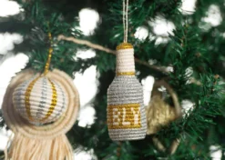 KAZI Fair Trade Globe Ornament - Multi Metallic 6 KAZI Fair Trade Globe Ornament - Multi Metallic
