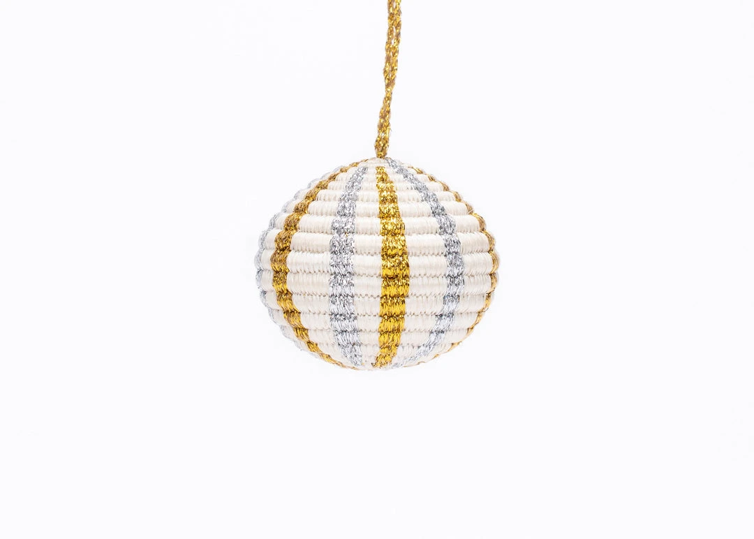KAZI Fair Trade Globe Ornament - Multi Metallic 3 KAZI Fair Trade Globe Ornament - Multi Metallic