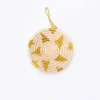 KAZI Fair Trade Gold Metallic Basket Ornament