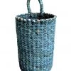 KAZI Gray Blue Hanging Basket Home Goods 1 KAZI Gray Blue Hanging Basket Home Goods