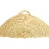 KAZI Accessories Jumbo Half Moon Straw Tote