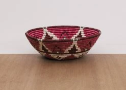 KAZI Home Goods Jumbo Mauve Fig Wall Bowl