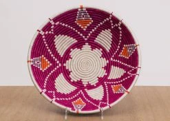 KAZI Jumbo Vivid Viola Wall Bowl