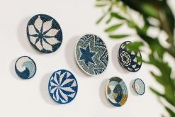 KAZI Large Blue Night Hope Wall Basket 11 KAZI Large Blue Night Hope Wall Basket