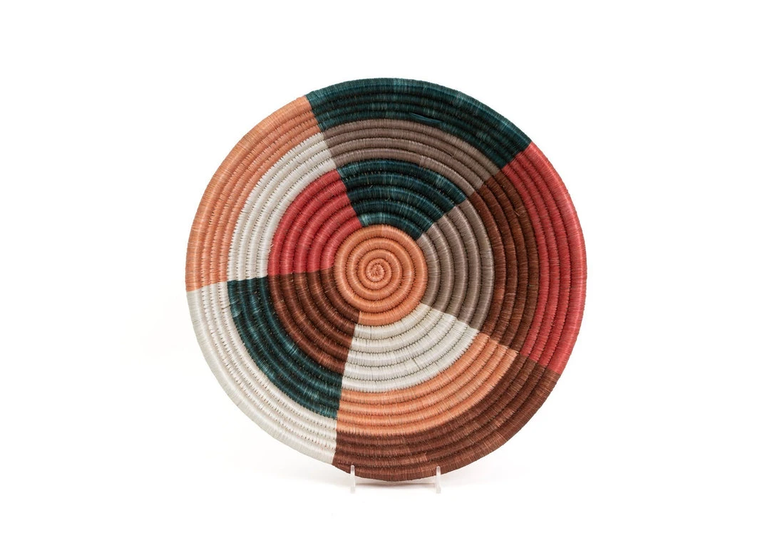 KAZI Large Coral + Clay Umuseke Wall Bowl Home Goods 3 KAZI Large Coral + Clay Umuseke Wall Bowl Home Goods