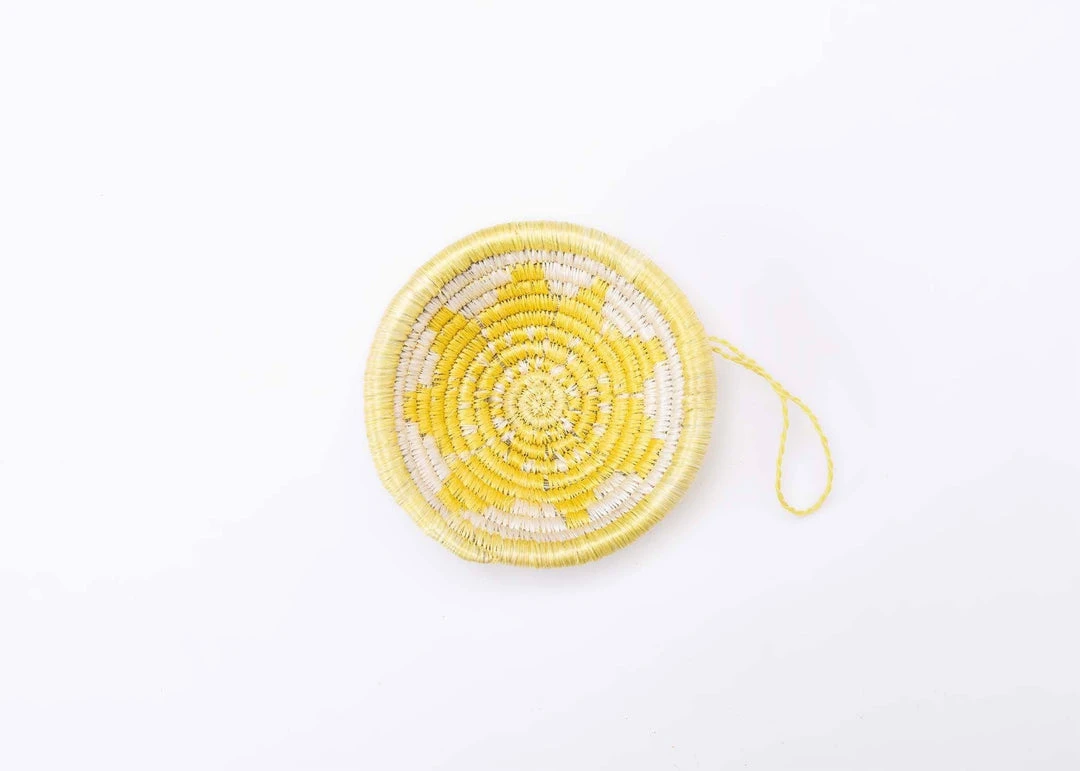 KAZI Lemon Basket Ornament Fair Trade 3 KAZI Lemon Basket Ornament Fair Trade
