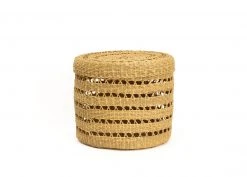 KAZI Lidded Lace Large Grass Box Home Goods