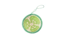 KAZI Fair Trade Lime Basket Ornament