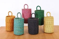 KAZI Mauve Hanging Basket Home Goods