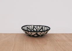 KAZI Home Goods Medium Black Maua Basket