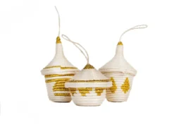 KAZI Metallic Gold Fete Ornament Set