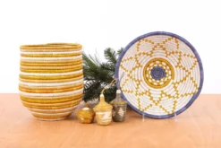 KAZI Metallic Gold + Mirage Gray Ornament Set
