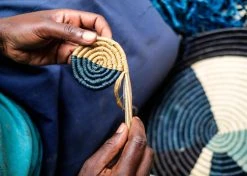 KAZI Mod Raffia Coaster Set Home Goods