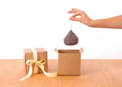 KAZI Multicolor Metallic Bulb Ornament Fair Trade 10 KAZI Multicolor Metallic Bulb Ornament Fair Trade