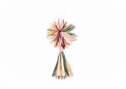 KAZI Multicolor Pom Pom + Tassel Ornament Best Sellers