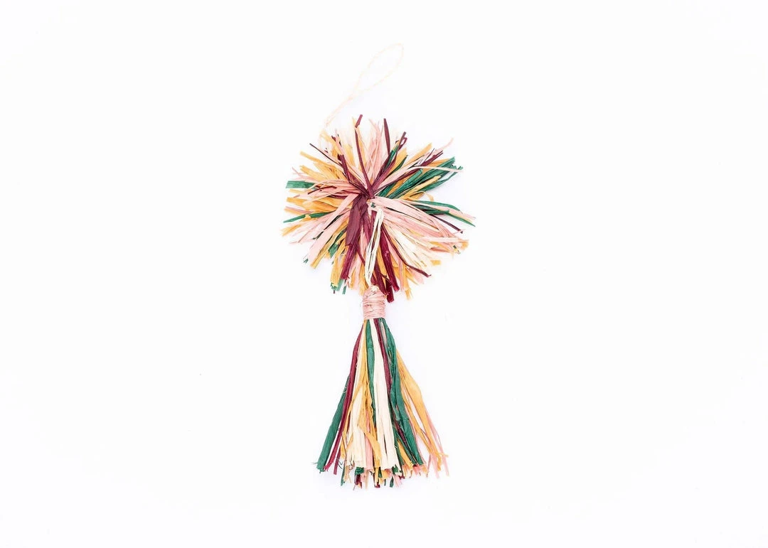 KAZI Multicolor Pom Pom + Tassel Ornament Best Sellers 3 KAZI Multicolor Pom Pom + Tassel Ornament Best Sellers