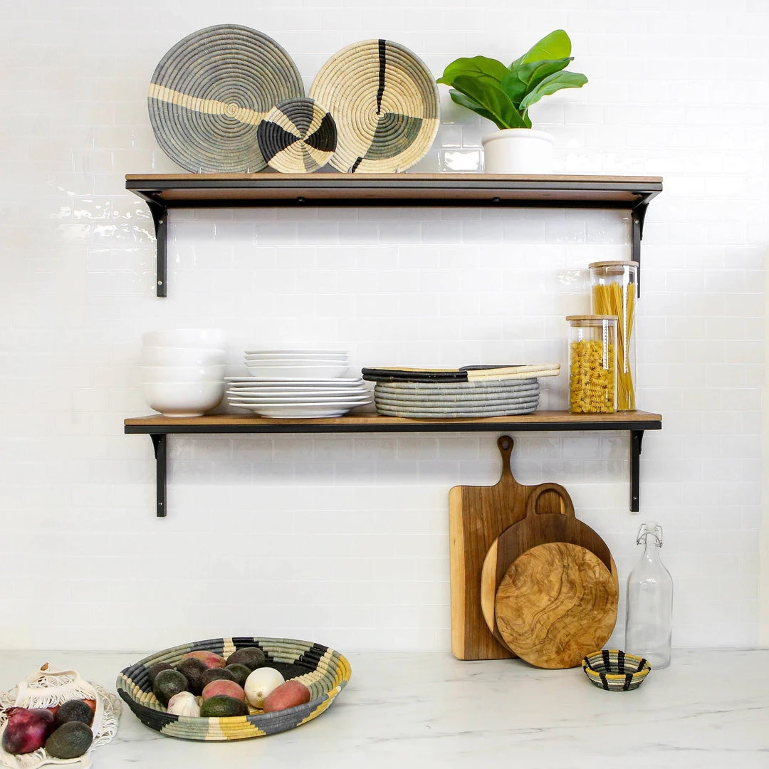 KAZI Mustard + Gray Catch All Basket Home Goods 7 KAZI Mustard + Gray Catch All Basket Home Goods