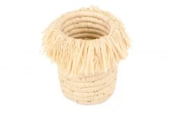 KAZI Natural Fringed Brush Cup Home Goods