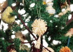 KAZI Natural Pom Pom + Tassel Ornament Best Sellers