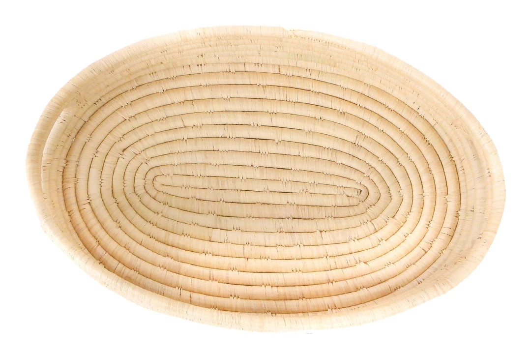 KAZI Natural Raffia Oval Tray Home Goods 4 KAZI Natural Raffia Oval Tray Home Goods