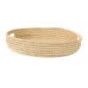 KAZI Natural Raffia Oval Tray Home Goods