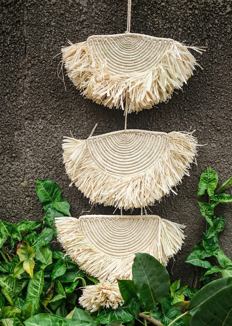 KAZI Natural Raffia Parade Mobile 5 KAZI Natural Raffia Parade Mobile