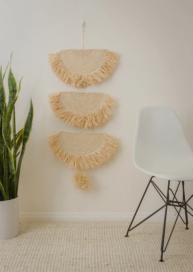 KAZI Natural Raffia Parade Mobile 4 KAZI Natural Raffia Parade Mobile