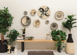 KAZI Home Goods Nea Opal Gray Wall Plate I 7 KAZI Home Goods Nea Opal Gray Wall Plate I