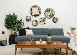 KAZI Nea Opal Gray Wall Plate III