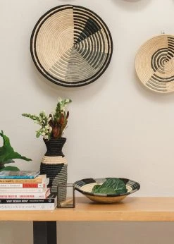 KAZI Opal Gray Color Blocked Vase Home Goods