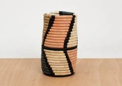 KAZI Peach Mstari Vase Home Goods