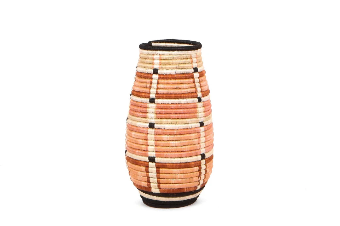 KAZI Peach Pilar Vase 3 KAZI Peach Pilar Vase
