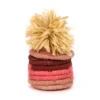 KAZI Fair Trade Pink Pom Pom Basket Ornament 2 KAZI Fair Trade Pink Pom Pom Basket Ornament