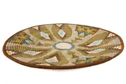 KAZI Home Goods Sand Fleur Plate