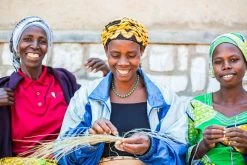 KAZI Home Goods Silver Blue Abstract Wall Decor