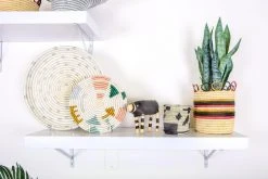 KAZI Silver Blue Almasi Lidded Box