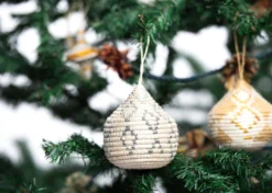 KAZI Silver Bulb Ornament 6 KAZI Silver Bulb Ornament