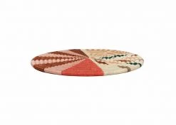 KAZI Small Coral + Clay Fani Trivet