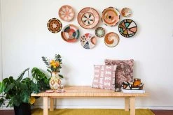 KAZI Home Goods Small Desert Flower Biko Bowl